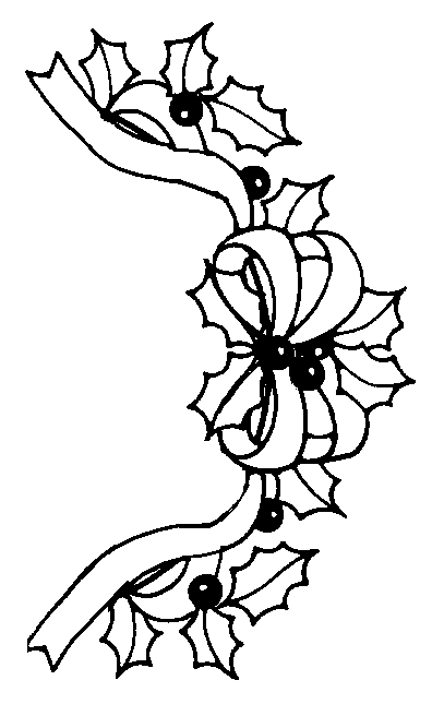 Coloriage 16 Couronnes de noel