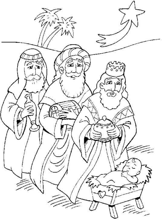 Coloriage 32 Creche de noel