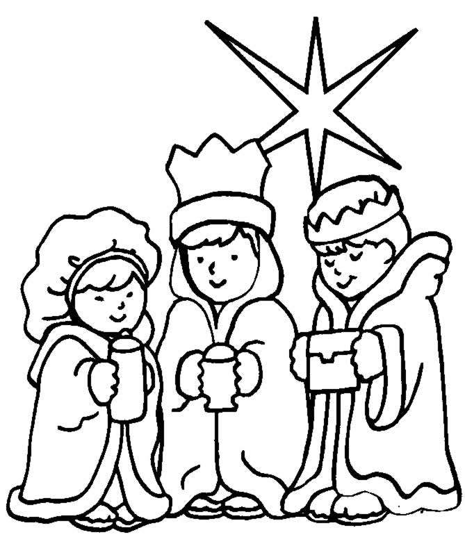 Coloriage 41 Creche de noel