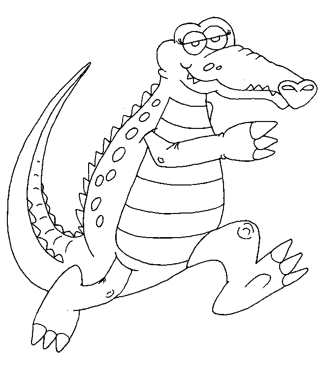 Coloriage 13 Crocodiles