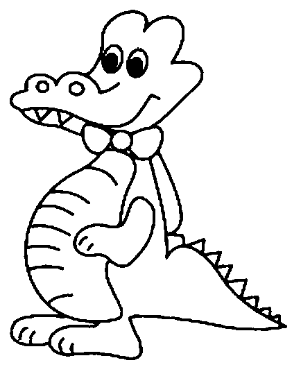 Coloriage 14 Crocodiles