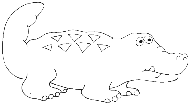 Coloriage 4 Crocodiles