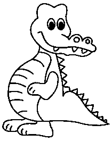 Coloriage Crocodiles 15