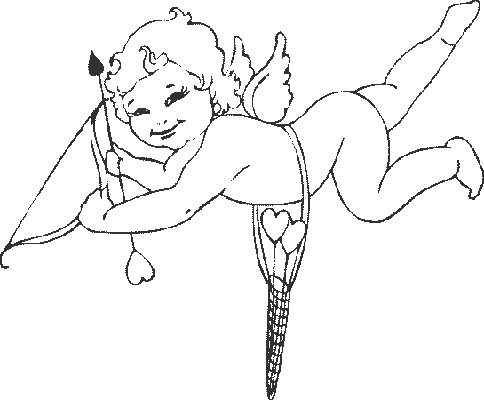 Coloriage 15 Cupidon