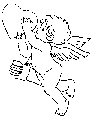 Coloriage 17 Cupidon