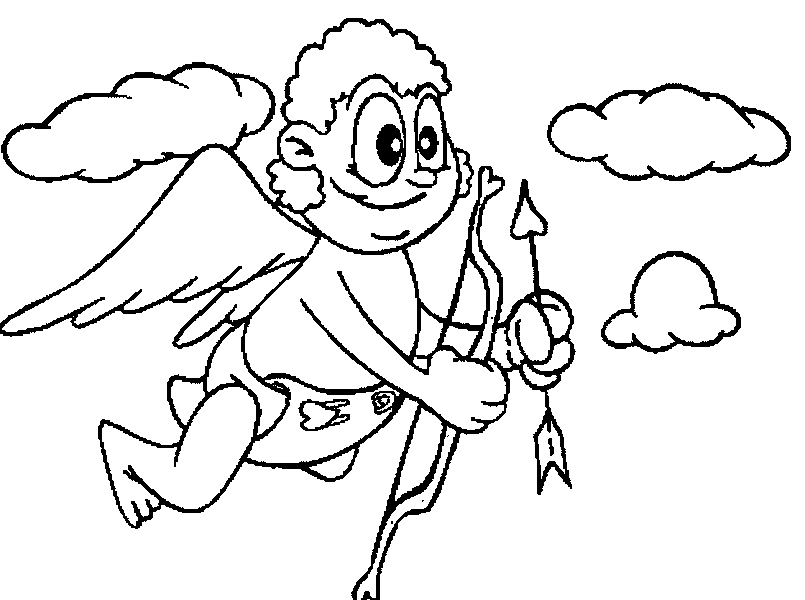 Coloriage 18 Cupidon