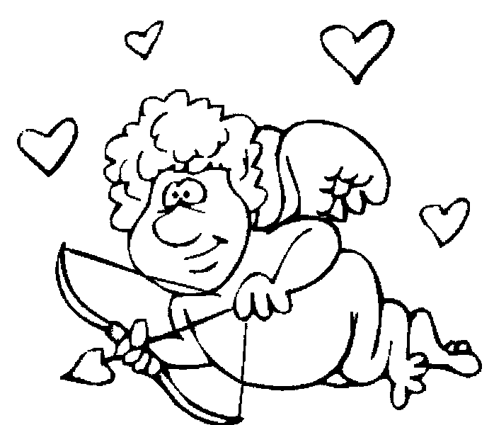 Coloriage 20 Cupidon