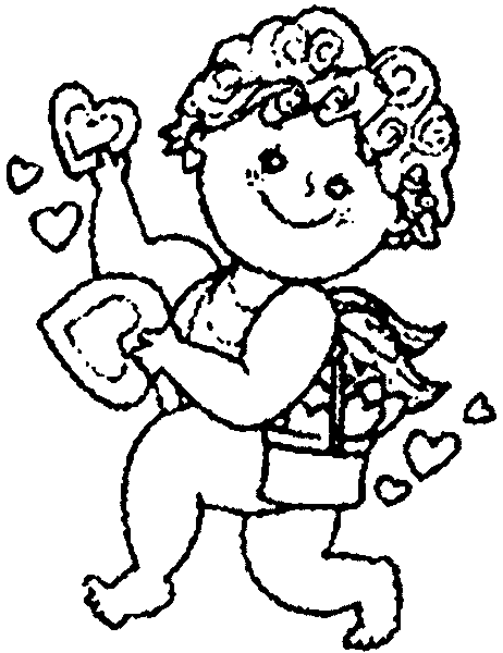 Coloriage 23 Cupidon