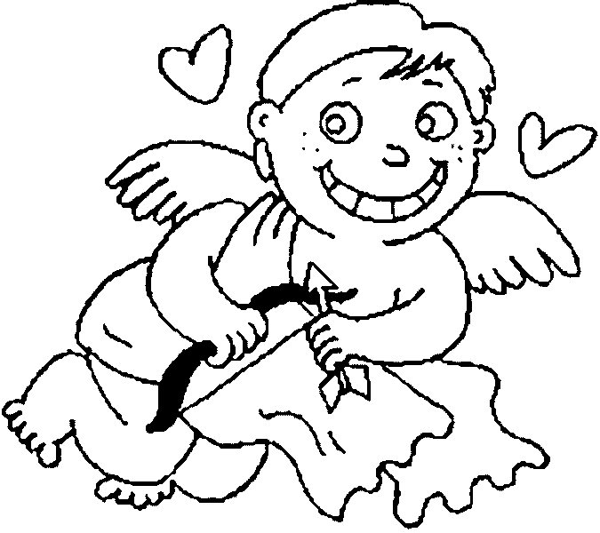 Coloriage 24 Cupidon