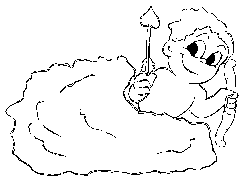 Coloriage 25 Cupidon