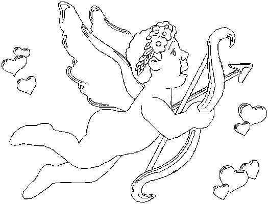 Coloriage 26 Cupidon