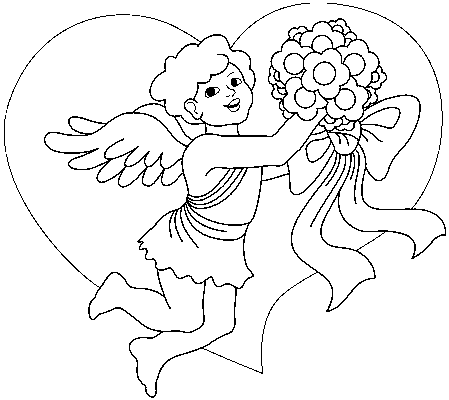 Coloriage 28 Cupidon