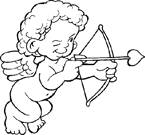 Coloriage Cupidon 11