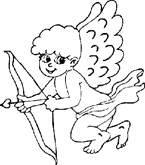 Coloriage Cupidon 14