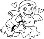 Coloriage Cupidon 24