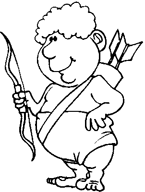 Coloriage Cupidon 6