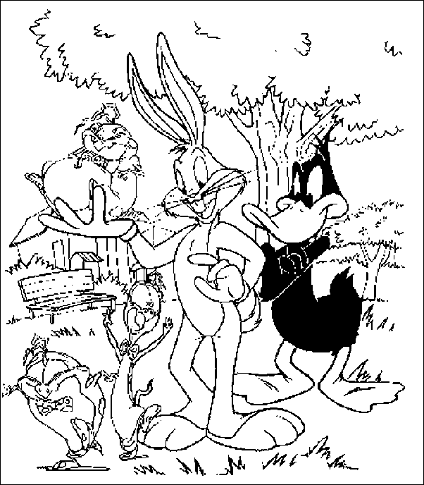 Coloriage 3 Daffy