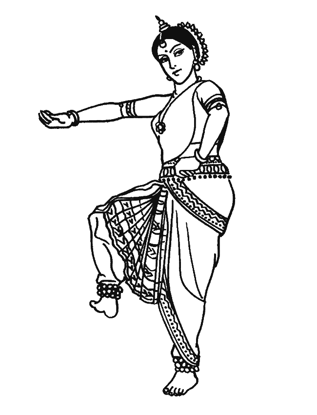 Coloriage 10 Danse