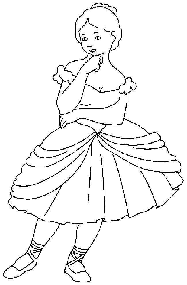 Coloriage 17 Danse