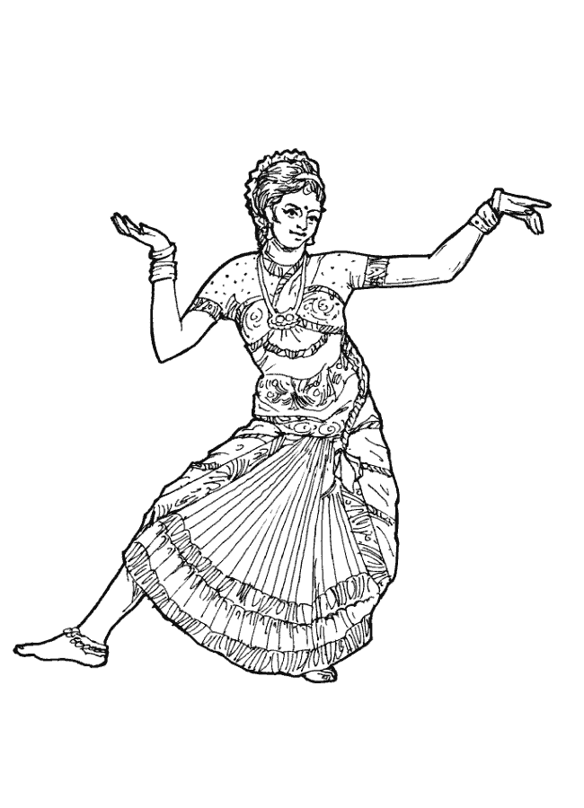 Coloriage Danse 21