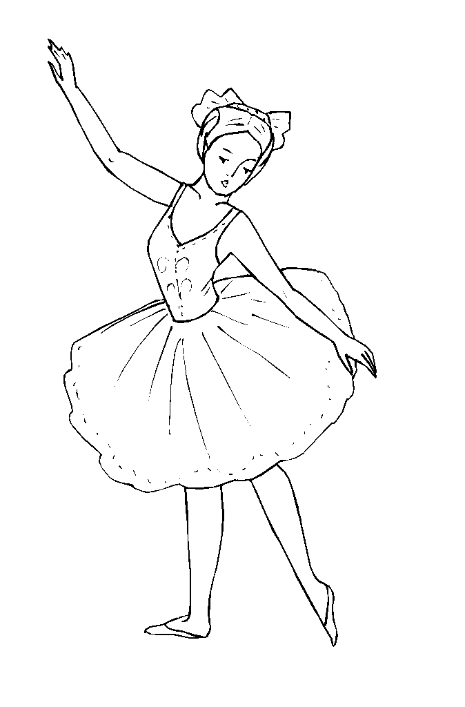 Coloriage 4 Danse