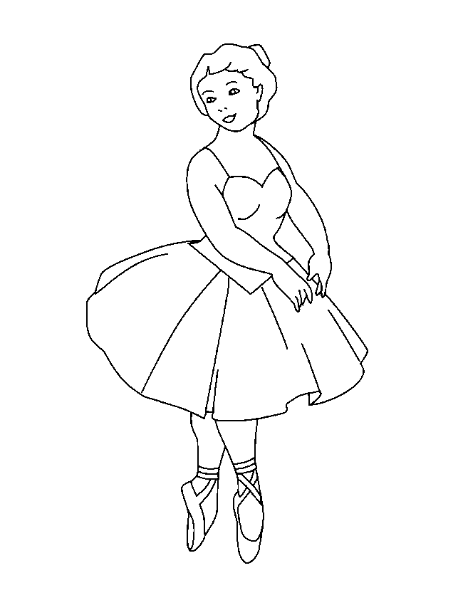 Coloriage 7 Danse