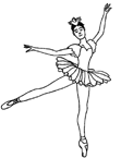 Coloriage Danse 19