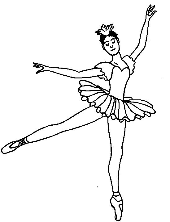 Coloriage 4 Danseurs