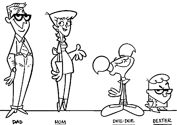 Coloriage 14 Dexter