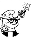 Coloriage Dexter 1