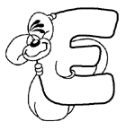 Coloriage Diddl alphabet 5