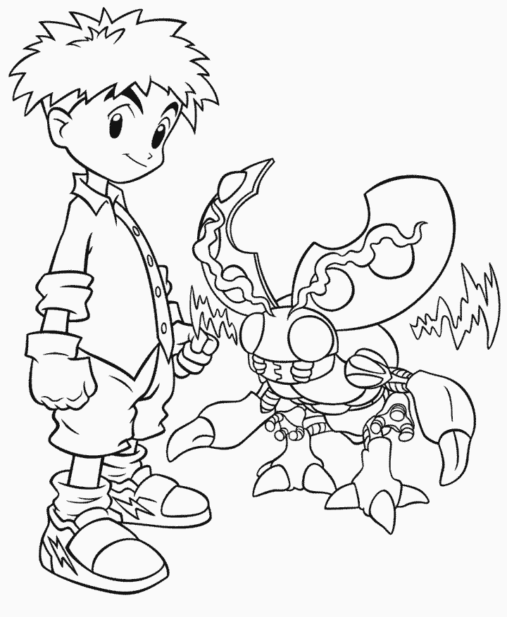 Coloriage 103 Digimon