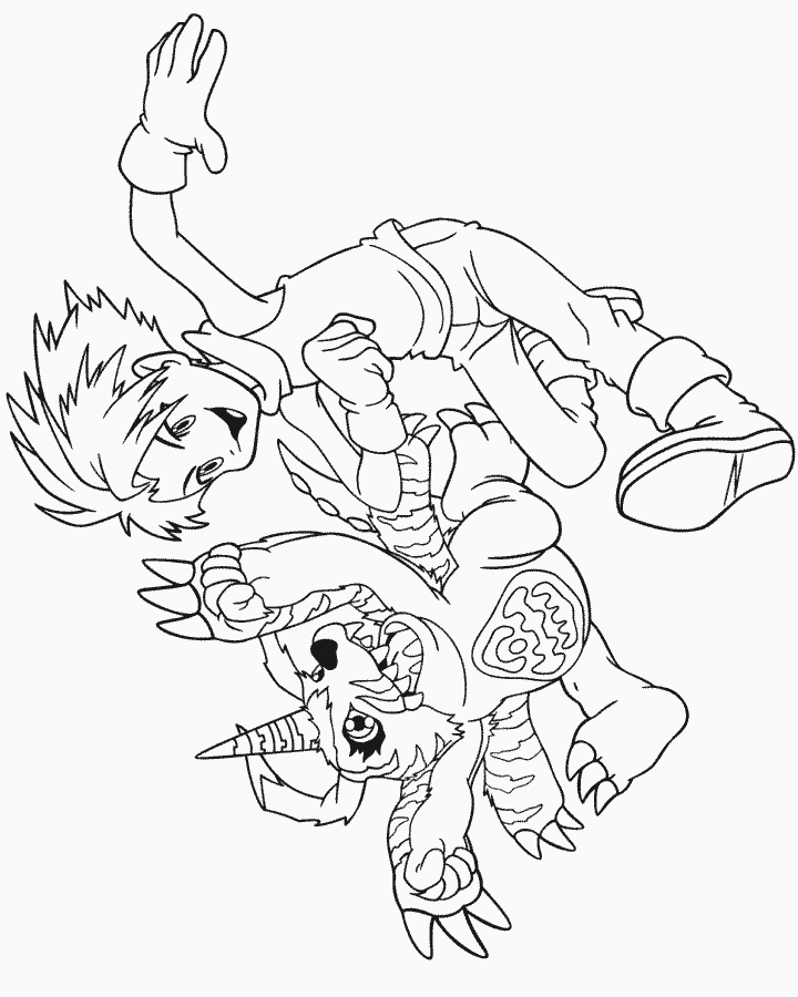 Coloriage 104 Digimon