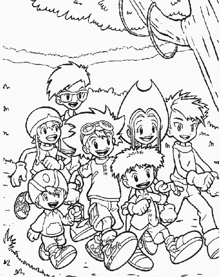 Coloriage 107 Digimon