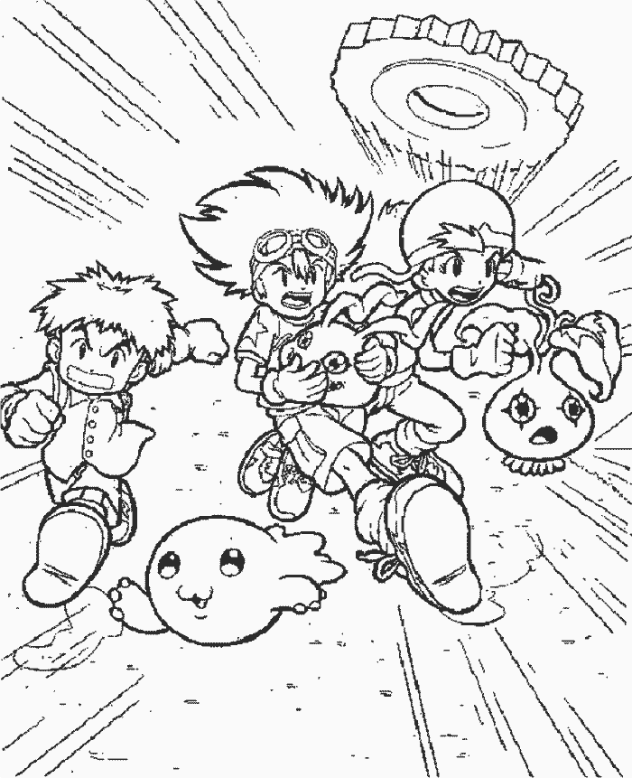 Coloriage 111 Digimon