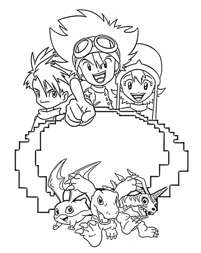 Coloriage 113 Digimon