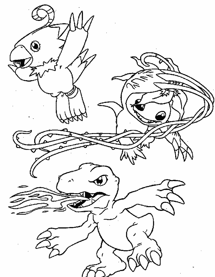 Coloriage 115 Digimon