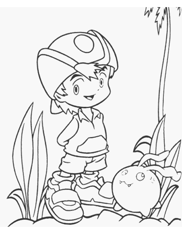 Coloriage 129 Digimon