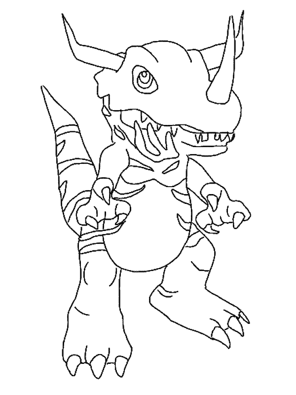 Coloriage 17 Digimon