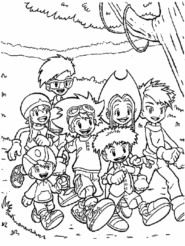 Coloriage 19 Digimon