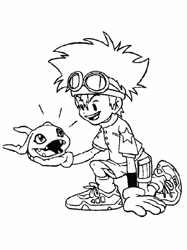 Coloriage 21 Digimon