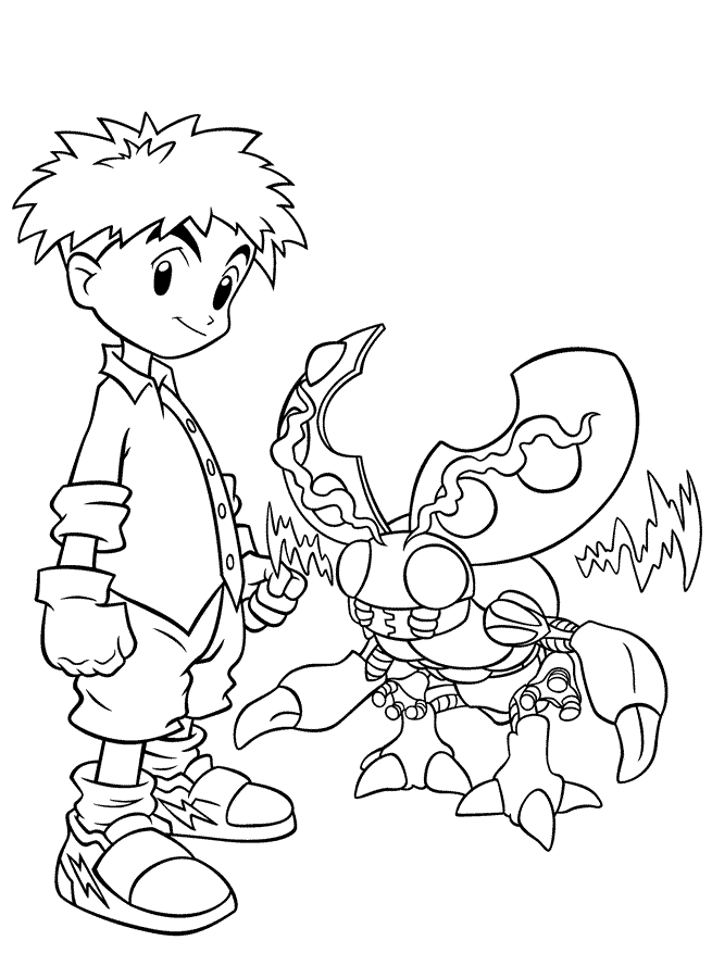 Coloriage 35 Digimon