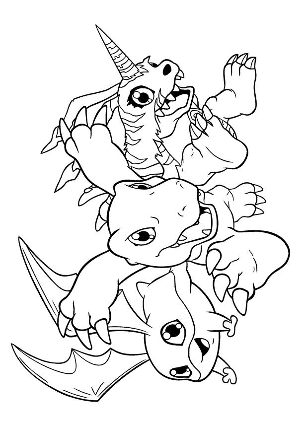 Coloriage 39 Digimon