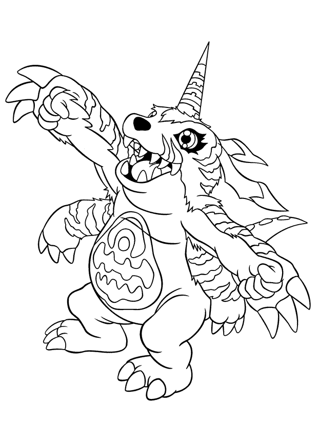 Coloriage 40 Digimon