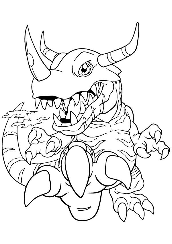 Coloriage 41 Digimon