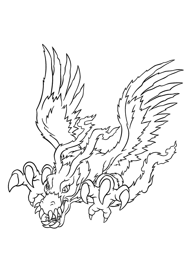 Coloriage 49 Digimon