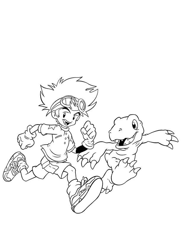 Coloriage 60 Digimon