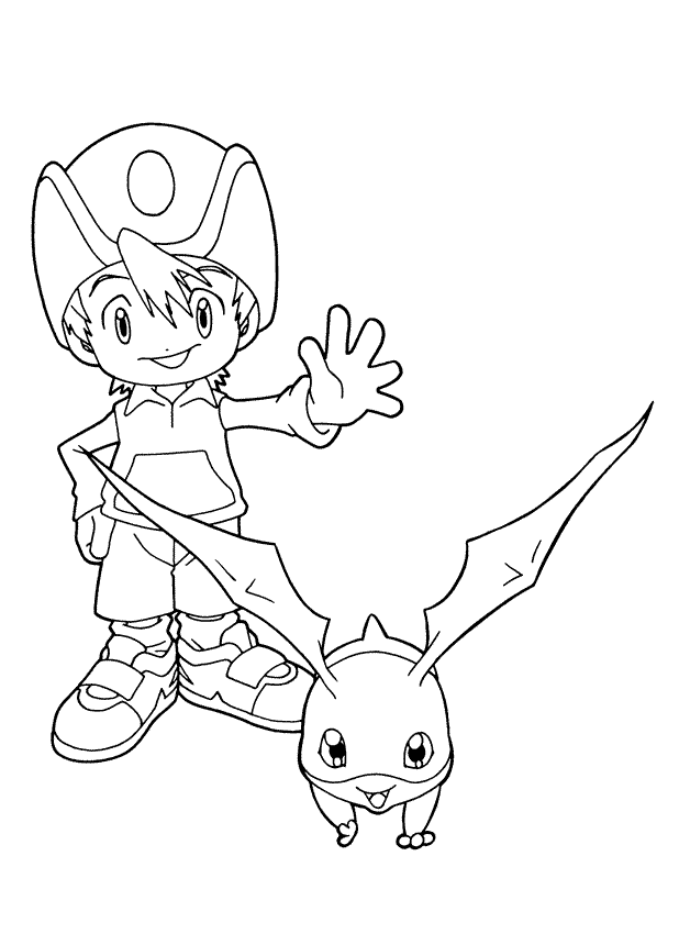 Coloriage 62 Digimon