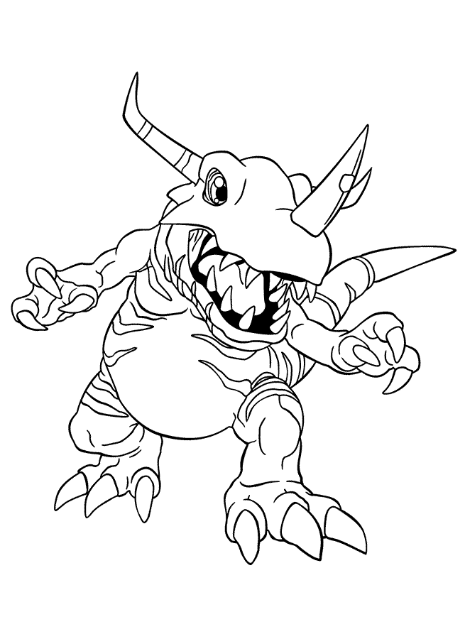 Coloriage 65 Digimon