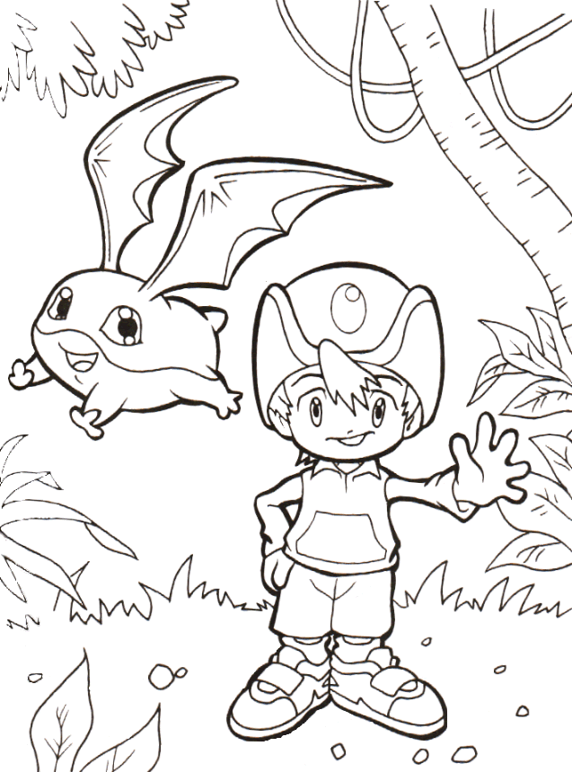 Coloriage 67 Digimon